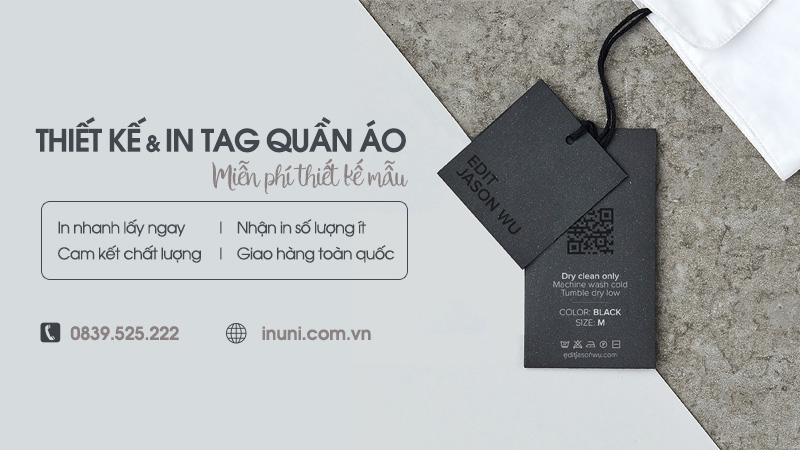 In mác treo quần áo, tag quần áo giá rẻ lấy nhanh tại Hà Nội