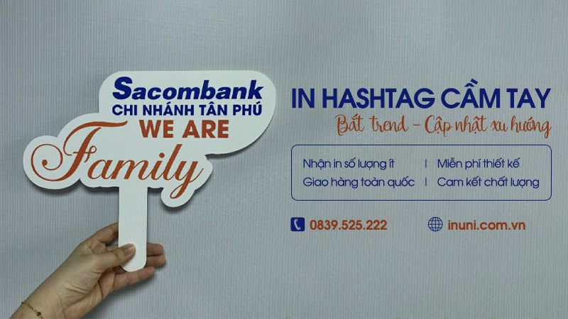 In hashtag cầm tay giá rẻ lấy ngay tại Hà Nội, miễn phí thiết kế