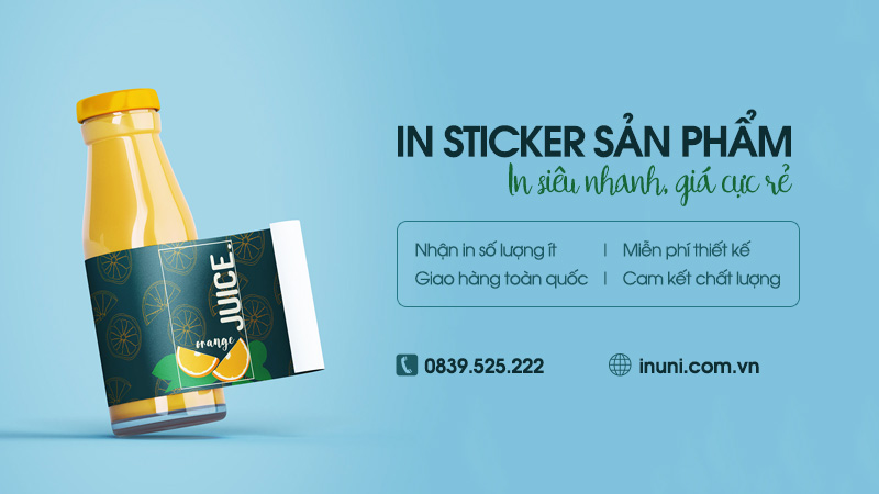 Xưởng in sticker giá rẻ tại Hà Nội, nhận in số lượng ít theo yêu cầu