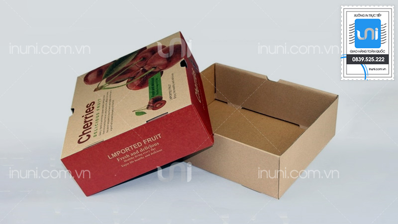 Hộp carton nắp âm dương