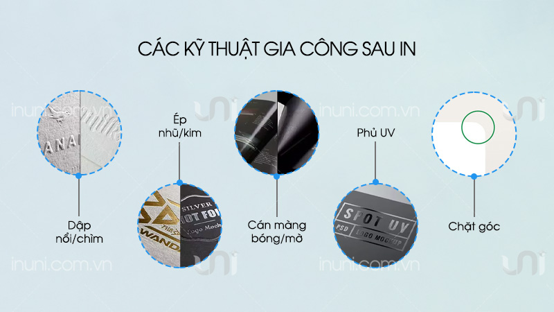 Các kỹ thuật gia công sau in bao bì túi giấy phổ biến