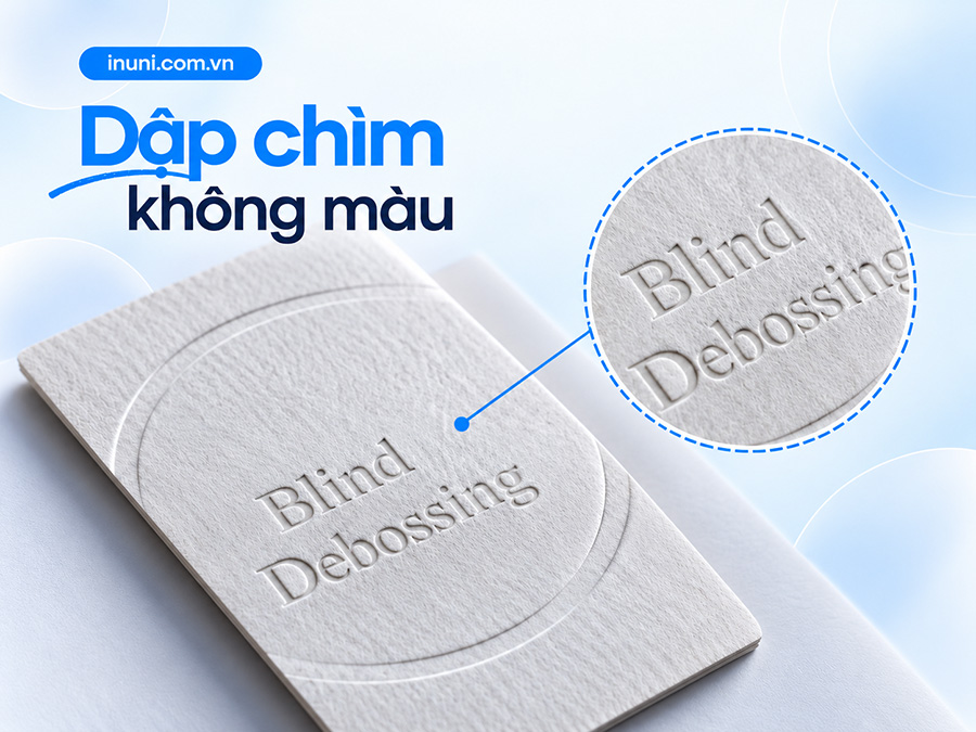 Dập chìm không màu